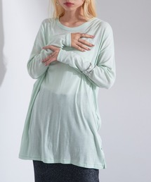 【Robert P. Miller】シアーロンT Light Prib Crew L/S Tee RM234-2131※
