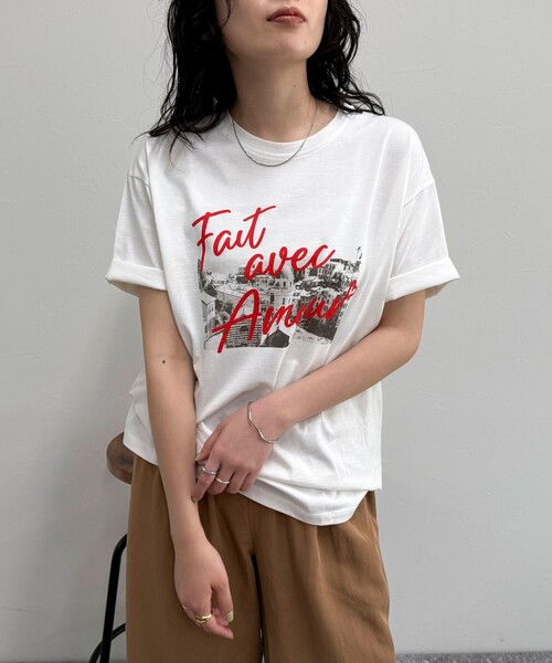 fredy emue Amour PHOTO Tシャツ FREDY & GLOSTER｜Amour PHOTO Tシャツ | Rakuten Fashion(楽天