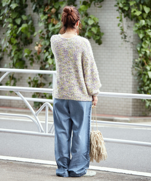 B.C STOCK（ベーセーストック）の「《追加》ウォッシャブル / DU JOUR/デュ ジュール TROUSER JEAN（デニムパンツ・レディース・チャコールグレー/ブルー系その他/ネイビー・36/38）」の4枚目の写真