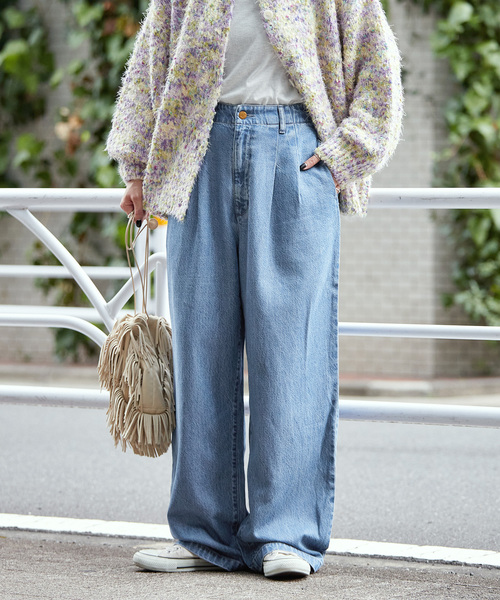 B.C STOCK（ベーセーストック）の「《追加》ウォッシャブル / DU JOUR/デュ ジュール TROUSER JEAN（デニムパンツ・レディース・チャコールグレー/ブルー系その他/ネイビー・36/38）」の5枚目の写真