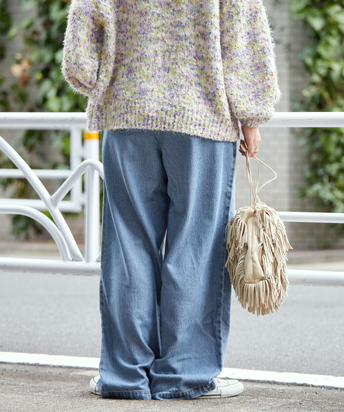 B.C STOCK（ベーセーストック）の「《追加》ウォッシャブル / DU JOUR/デュ ジュール TROUSER JEAN（デニムパンツ・レディース・チャコールグレー/ブルー系その他/ネイビー・36/38）」の8枚目の写真