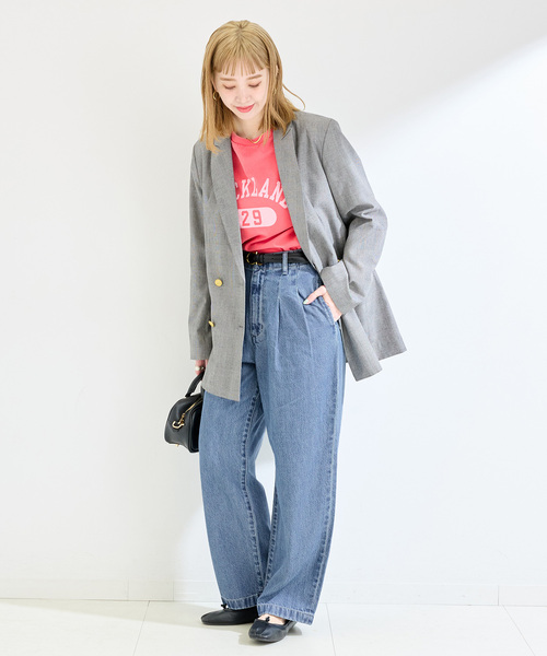 B.C STOCK（ベーセーストック）の「《追加》ウォッシャブル / DU JOUR/デュ ジュール TROUSER JEAN（デニムパンツ・レディース・チャコールグレー/ブルー系その他/ネイビー・36/38）」の10枚目の写真