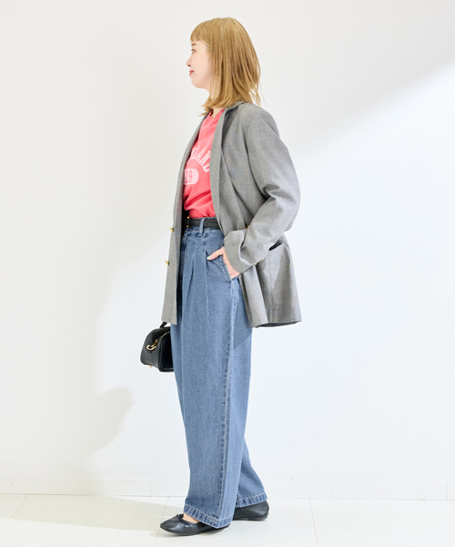 B.C STOCK（ベーセーストック）の「《追加》ウォッシャブル / DU JOUR/デュ ジュール TROUSER JEAN（デニムパンツ・レディース・チャコールグレー/ブルー系その他/ネイビー・36/38）」の11枚目の写真