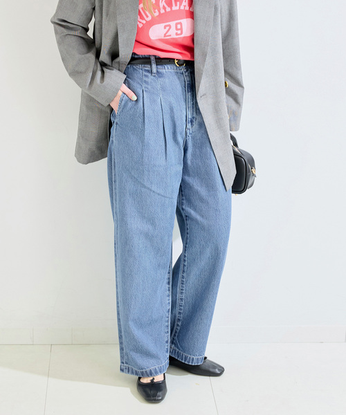 B.C STOCK（ベーセーストック）の「《追加》ウォッシャブル / DU JOUR/デュ ジュール TROUSER JEAN（デニムパンツ・レディース・チャコールグレー/ブルー系その他/ネイビー・36/38）」の14枚目の写真
