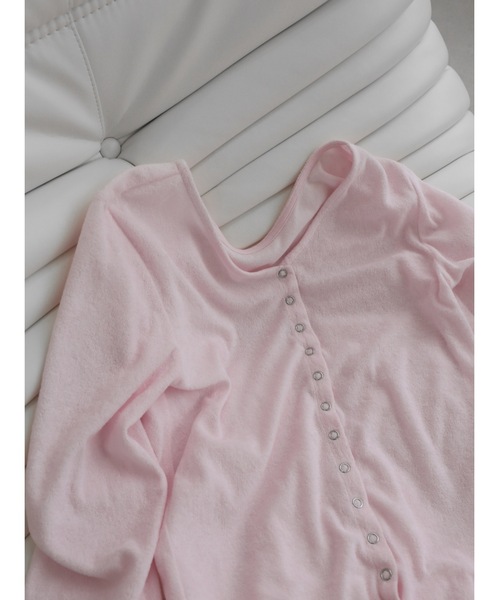 Katrin TOKYO(カトリーントーキョー)の「pile long cardigan(カーディガン/ボレロ・レディース・ピンク系/ホワイト/ブルー系・XS/FREE)」の8枚目の写真