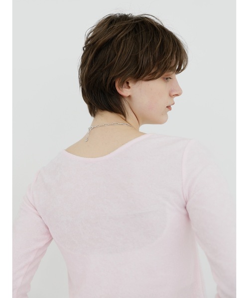 Katrin TOKYO(カトリーントーキョー)の「pile long cardigan(カーディガン/ボレロ・レディース・ピンク系/ホワイト/ブルー系・XS/FREE)」の15枚目の写真