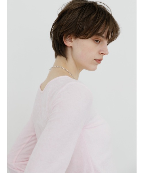Katrin TOKYO(カトリーントーキョー)の「pile long cardigan(カーディガン/ボレロ・レディース・ピンク系/ホワイト/ブルー系・XS/FREE)」の16枚目の写真