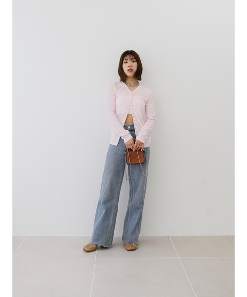 Katrin TOKYO(カトリーントーキョー)の「pile long cardigan(カーディガン/ボレロ・レディース・ピンク系/ホワイト/ブルー系・XS/FREE)」の17枚目の写真