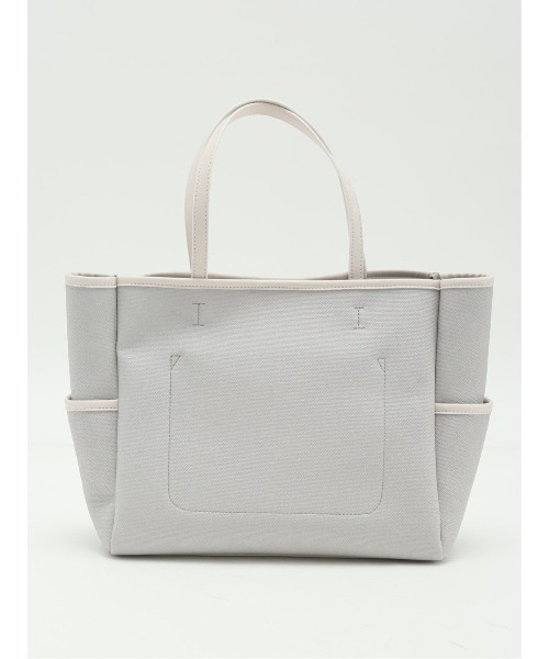 m.f.editorial（エムエフエディトリアル）の「【2WAY】配色キャンバス風 トートバッグ A4対応（トートバッグ・レディース・アイボリー/グレー・FREE）」の17枚目の写真