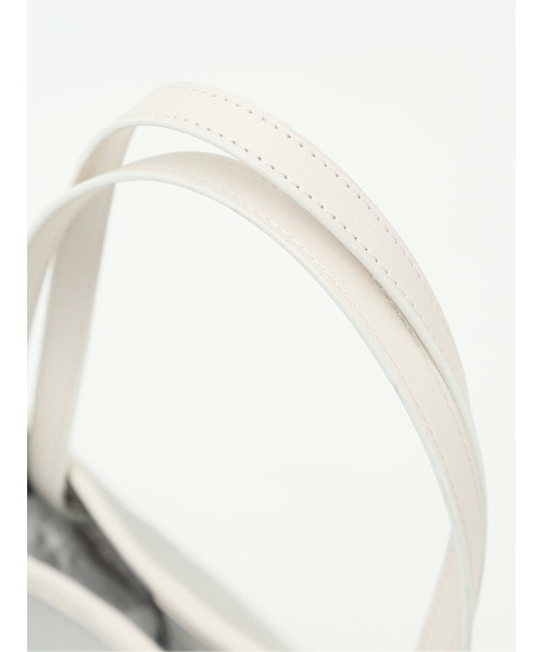 m.f.editorial（エムエフエディトリアル）の「【2WAY】配色キャンバス風 トートバッグ A4対応（トートバッグ・レディース・アイボリー/グレー・FREE）」の20枚目の写真