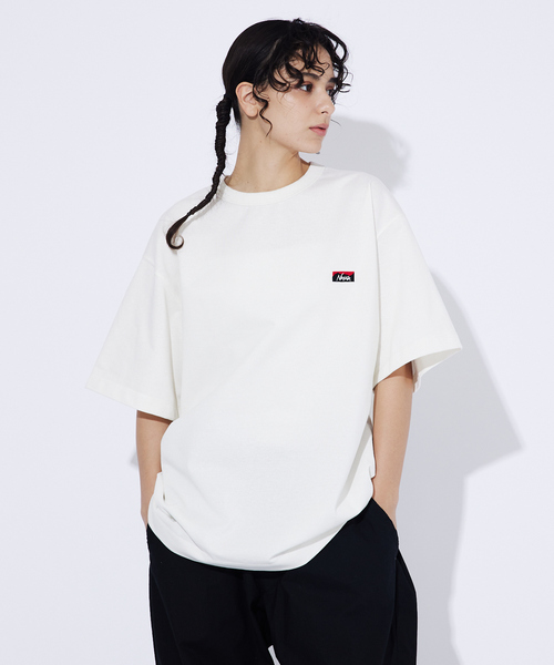 NANGA/ナンガ】ECO HYBRID BOX LOGO EMB/ミニボックスロゴ刺繍T