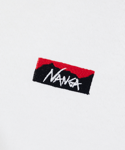 【NANGA/ナンガ】ECO HYBRID BOX LOGO EMB/ミニボック NANGA/ナンガ】ECO HYBRID BOX LOGO EMB/ミニボックスロゴ刺繍T