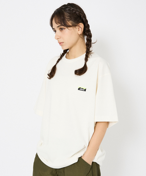 NANGA/ナンガ】ECO HYBRID BOX LOGO EMB/ミニボックスロゴ刺繍T