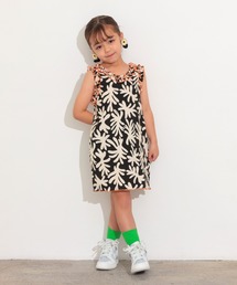 ソウガラフリルノースリーブワンピース