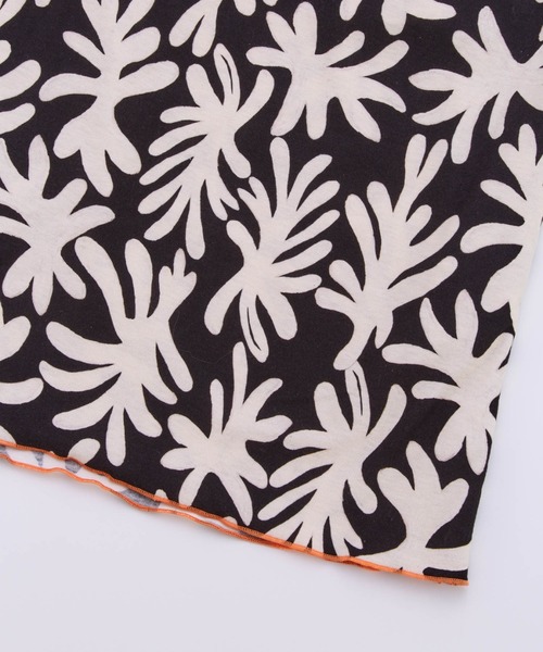 Ocean&Ground(オーシャン&グラウンド)の「ソウガラフリルノースリーブワンピース(ワンピース・キッズ・ブルー/ブラック/マルチ・90/100/110/120/130/140)」の12枚目の写真