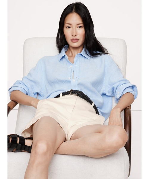 Banana Republic(バナナリパブリック)の「4インチ ウィークエンダー ショートパンツ(その他パンツ・レディース・カーキ/イエロー/オフホワイト・0/2/8/6/4)」の5枚目の写真