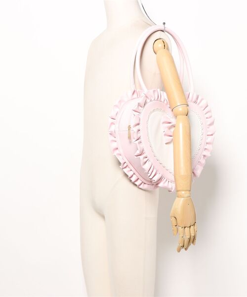 chalmiere 推し活ハートミディバッグ　ピンク 推し活ハートミディバッグ | Chalmiere │ axes femme onlineshop