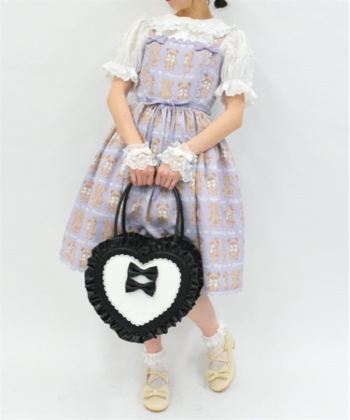 Chalmiere（シャルミエール）の「推し活ハートミディバッグ（トート