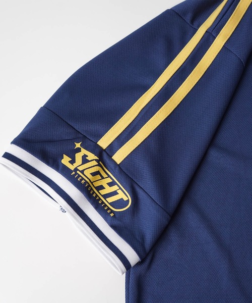 ILL'S（イルズ）の「バイカラー×サイドライン ナンバリングゲームプリントシャツ / Vネック ビッグシルエット 半袖Tシャツ ユニセックス / 韓国ストリート×古着風（Tシャツ/カットソー・メンズ・ブラック/ホワイト/レッド/ネイビー・M/L）」の8枚目の写真