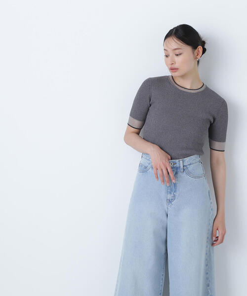 バイカラーラメシアーニット バイカラーラメシアーニット | NATURAL BEAUTY BASIC