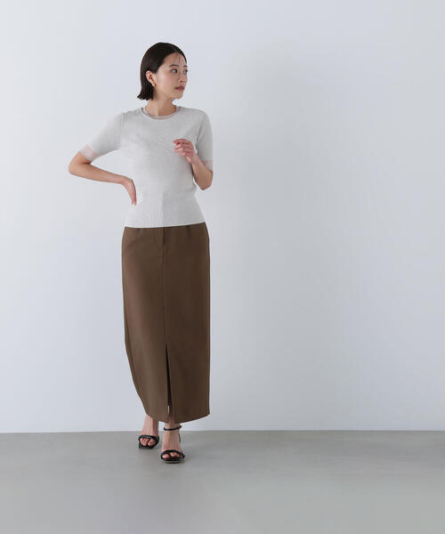 バイカラーラメシアーニット バイカラーラメシアーニット | NATURAL BEAUTY BASIC