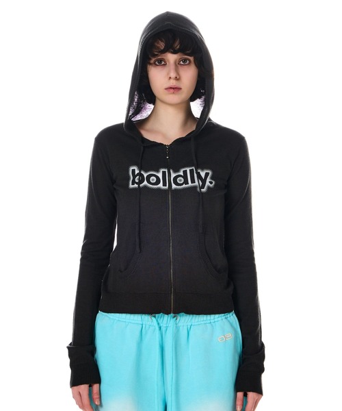 BEEDEN（ビーデン）の「PRINT KNIT ZIP HOODIE（Tシャツ