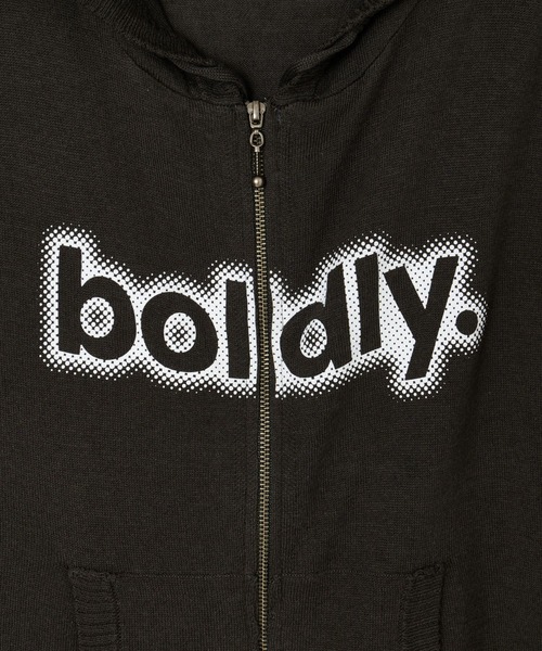 BEEDEN(ビーデン)の「PRINT KNIT ZIP HOODIE(Tシャツ/カットソー・レディース・カーキ/レッド・FREE)」の16枚目の写真