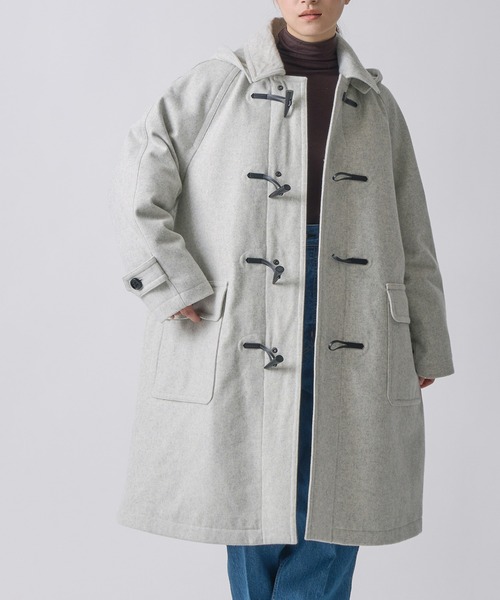 miffew(ミフュー)の「「miffew/ ミフュー」DUFFLE DOWN COAT(ダウンジャケット/コート・レディース・ネイビー/オートミール・1/2/3/4)」の13枚目の写真