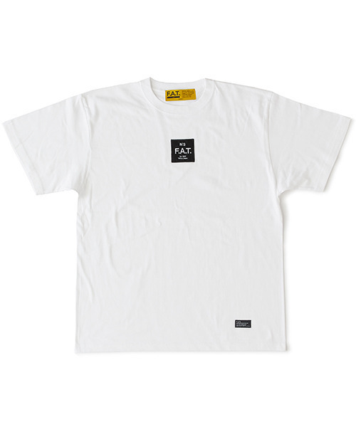 FAT(エフエイティー)の「EMBOX(Tシャツ/カットソー・メンズ・ターコイズブルー/ブラック/パープル/イエロー/ホワイト・JUMBO(XXL)/FAT(XL)/SKINNY(L)/TITCH(M))」の2枚目の写真