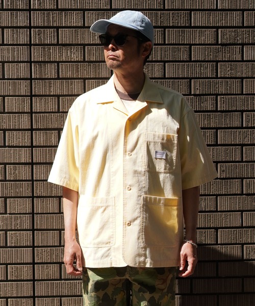 BROOKLYN OVERALL(ブルックリンオーバーオール)の「コードレーンワークシャツ(シャツ/ブラウス・メンズ・イエロー/ブルー/チャコールグレー・LARGE/MEDIUM)」の11枚目の写真