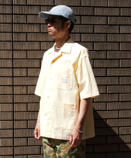 BROOKLYN OVERALL(ブルックリンオーバーオール)の「コードレーンワークシャツ(シャツ/ブラウス・メンズ・イエロー/ブルー/チャコールグレー・LARGE/MEDIUM)」の12枚目の写真