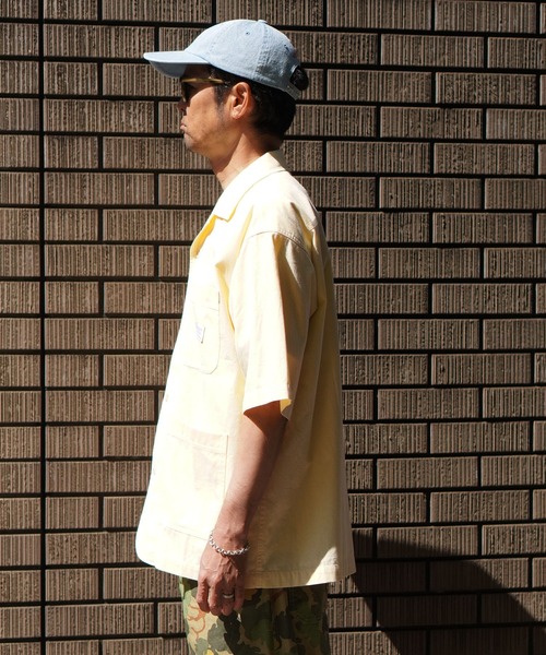BROOKLYN OVERALL(ブルックリンオーバーオール)の「コードレーンワークシャツ(シャツ/ブラウス・メンズ・イエロー/ブルー/チャコールグレー・LARGE/MEDIUM)」の13枚目の写真