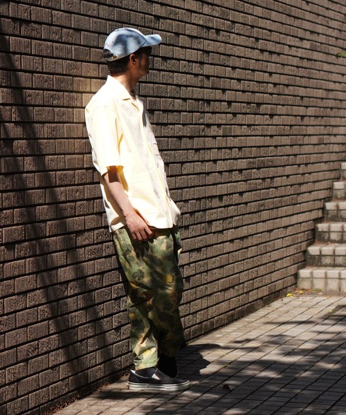 BROOKLYN OVERALL(ブルックリンオーバーオール)の「コードレーンワークシャツ(シャツ/ブラウス・メンズ・イエロー/ブルー/チャコールグレー・LARGE/MEDIUM)」の17枚目の写真