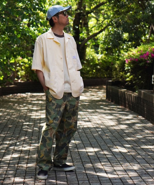BROOKLYN OVERALL(ブルックリンオーバーオール)の「コードレーンワークシャツ(シャツ/ブラウス・メンズ・イエロー/ブルー/チャコールグレー・LARGE/MEDIUM)」の20枚目の写真