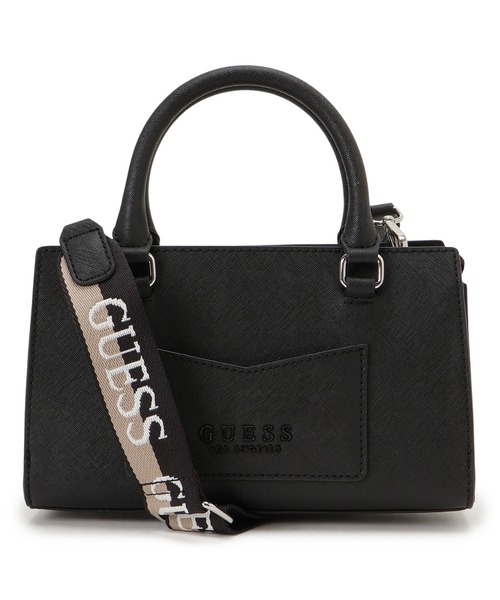 Guess（ゲス）の「BANDERA Satchel ハンドバッグ（ショルダーバッグ・レディース・ブラック系その他・ONE SIZE）」の2枚目の写真