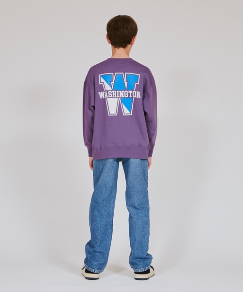 Champion(チャンピオン)の「【Champion/チャンピオン】キッズ クルーネックスウェットシャツ(スウェット・キッズ・ネイビー/オートミール/パープル系その他/ダークグリーン系・100/110/130/140/150/160/120)」の11枚目の写真