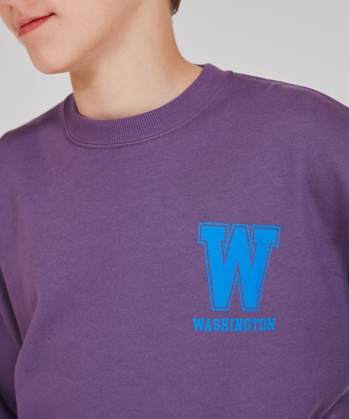 Champion(チャンピオン)の「【Champion/チャンピオン】キッズ クルーネックスウェットシャツ(スウェット・キッズ・ネイビー/オートミール/パープル系その他/ダークグリーン系・100/110/130/140/150/160/120)」の6枚目の写真