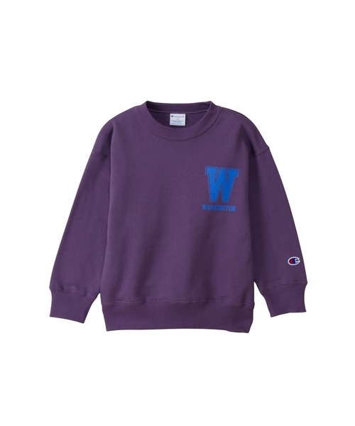 Champion(チャンピオン)の「【Champion/チャンピオン】キッズ クルーネックスウェットシャツ(スウェット・キッズ・ネイビー/オートミール/パープル系その他/ダークグリーン系・100/110/130/140/150/160/120)」の12枚目の写真