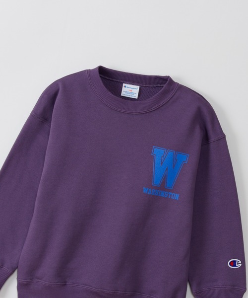 Champion(チャンピオン)の「【Champion/チャンピオン】キッズ クルーネックスウェットシャツ(スウェット・キッズ・ネイビー/オートミール/パープル系その他/ダークグリーン系・100/110/130/140/150/160/120)」の14枚目の写真