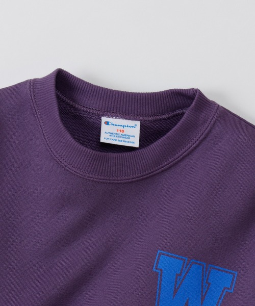 Champion(チャンピオン)の「【Champion/チャンピオン】キッズ クルーネックスウェットシャツ(スウェット・キッズ・ネイビー/オートミール/パープル系その他/ダークグリーン系・100/110/130/140/150/160/120)」の15枚目の写真