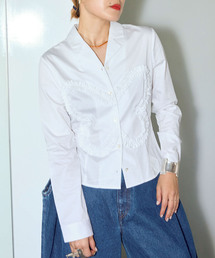 CITYSHOP - cityshop PLEATED シャツ黒 CITYSHOP（シティーショップ）の「BIG CUFFS シャツ（シャツ