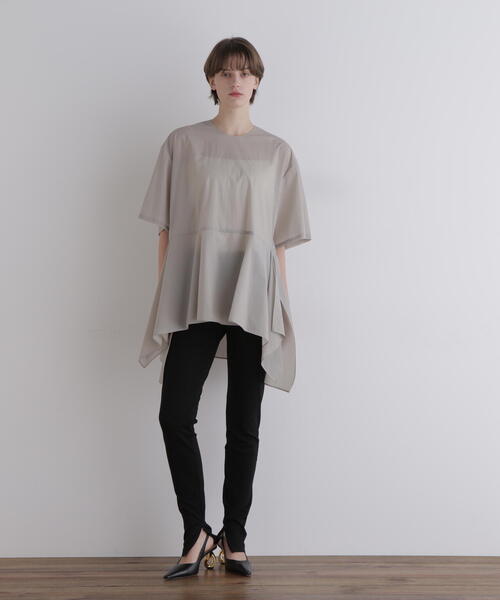 LE PHIL（ルフィル）の「◆ナイロンストレッチブラウス（シャツ/ブラウス・レディース・グリーン/ブラウン/ベージュ・F）」の20枚目の写真