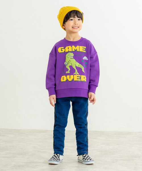 DILASH(ディラッシュ)の「デニム裏毛サイドラインパンツ(その他パンツ・キッズ・ブルー/ネイビー・140/130/120/110/100/90/80)」の10枚目の写真