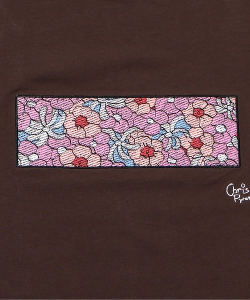 Chris Pyrate(クリスパイレート )の「CHRIS PYRATE TOKYO LIMITED EDITION EMBROIDERED BOX LOGO TEE(Tシャツ/カットソー・メンズ・ブラウン系・XS/S/M/L)」の4枚目の写真