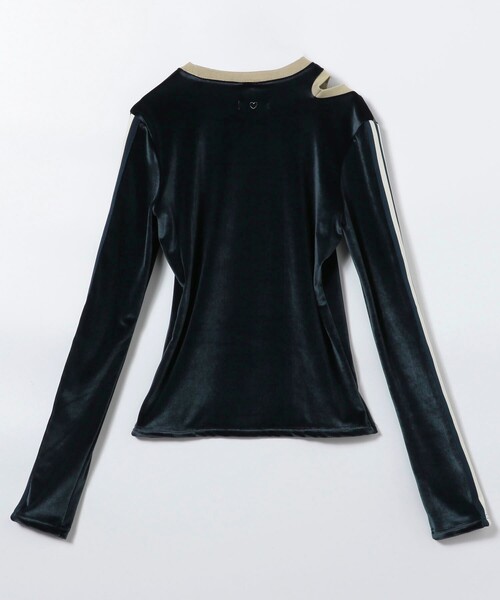 peate フットボールシャツ トップス yko BASICKS/ベイシックス Micro Cut-out Football Shirt / S3.5