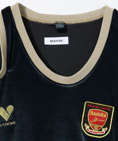 トップス Basicks FOOTBALL SHIRT M BASICKS - 【25SS】オーバーサイズ ストライプ フットボール