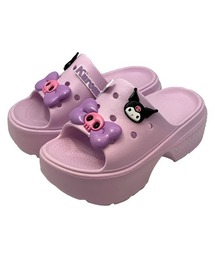 【Sanrio】[SA1134]サンリオキャラクターズBIGリボン付き厚底ヒールサンダル(MA)