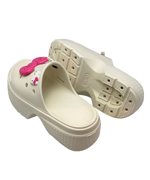 VIBGYOR（ヴィブジョー）の「【Sanrio】[SA1134]サンリオキャラクターズBIGリボン付き厚底ヒールサンダル(MA)（サンダル・レディース・パープル/ピンク/ホワイト/ブラック・L/M）」の7枚目の写真