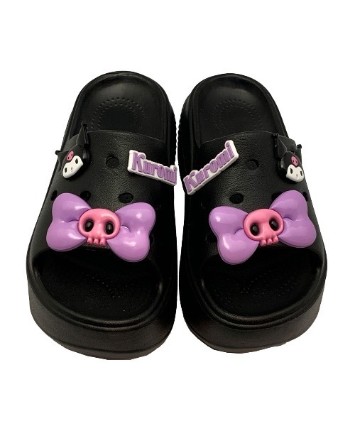 VIBGYOR（ヴィブジョー）の「【Sanrio】[SA1134]サンリオキャラクターズBIGリボン付き厚底ヒールサンダル(MA)（サンダル・レディース・パープル/ピンク/ホワイト/ブラック・L/M）」の11枚目の写真