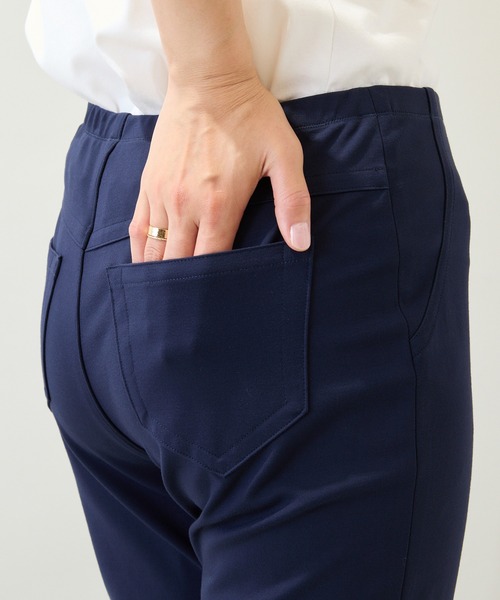 Rose Tiara(ローズティアラ)の「【定番人気/手洗いOK】パール調スタッズレギンスパンツ(その他パンツ・レディース・ネイビー/ブラック・40/42/46)」の17枚目の写真